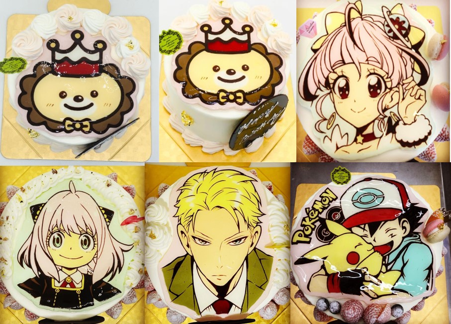 「パティスリーばら苑(えん)」 北海度生クリーム使用のスパイファミリーケーキを召し上がれ♬